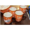 Image 2 : NEW 16 PIECE TEMPTATIONS FLORAL LACE DINNERWARE SET SPICE