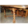 Image 2 : BARLEY TWIST DRAW LEAF TABLE