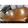 Image 2 : NEW ASHLEY FURNITURE FLOOR MODEL CARVED DINING TABLE WITH 6 ULPHOSTERED CHAIRS RETAIL $2699