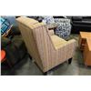 Image 2 : STRIPED ACCENT CHAIR