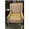 Image 1 : STRIPED ACCENT CHAIR