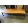 Image 3 : SOLID TEAK COFFEE TABLE AND 2 ENDTABLES