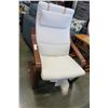 Image 1 : BENTWOOD CHAIR WITH WHITE CUSHION