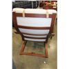 Image 2 : BENTWOOD CHAIR WITH WHITE CUSHION