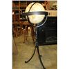 Image 2 : WORLD GLOBE WITH CAST IRON STAND