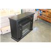 Image 2 : MODERN BLACK FIREPLACE