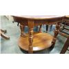 Image 3 : OAK GLASSTOP END TABLE