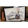 Image 2 : 4 WATER COLOR TRAIN PRINTS