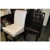 Image 1 : 2 BARSTOOLS AND DINING CHAIR