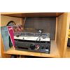 Image 1 : TECHNICS AMP AND PIONEER RECORD PLAYER