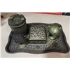 Image 1 : BRASS TRAY AND ITEMS