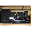Image 1 : YAMAHA SURROUND SOUND SYSTEM 5 SPEAKERS AND SUBWOOFER