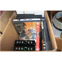 BOX OF DVDS