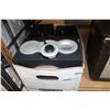 Image 1 : 2 PHILIPS SPEAKERS AND CREATIVE SUB WOOFER