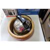 Image 3 : COFFEE MAKER, KETTLE WOOD BOWL, AND ELECTRIC TOAST MASTER
