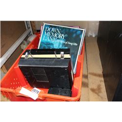 AUTOMATIC 8 TRACK RADIO WITH 2 RECORD SETS