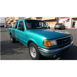 1994 FORD RANGER XLT PICKUP TRUCK, 294320KM, WITH KEY AND REGISTRATION