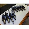 Image 2 : CAT40  MISCELLANEOUS LOT OF (9) COLLET CHUCKS AND END MILL CAT40 HOLDERS