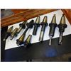 Image 2 : MISCELLANEOUS LOT OF(10)  CAT50 END MILL HOLDERS - SEE PICS FOR TYPES