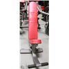 Image 2 : COMMERCIAL GRADE SUPINE BENCH WITH 25LBS WEIGHTS