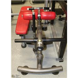 COMMERCIAL GRADE SEATED CALF WORKOUT MACHINE