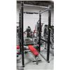 Image 1 : MATRIX SQUAT RACK WITH ADJUSTABLE BENCH