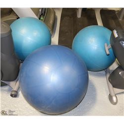 THREE YOGA BALLS