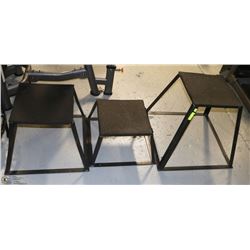 3 PLIOMETRIC JUMPBOXES