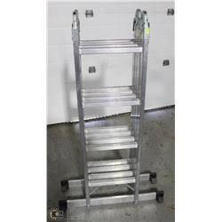 ALUMINUM MULTIFOLD LADDER