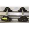 Image 1 : PAIR OF COMMERCIAL DUMBELLS 10LBS