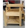 LOT OF WOOD SHELVES