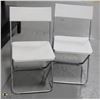Image 1 : TWO PLATIC CHAIRS FOLDING