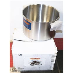 NEW THERMALLOY STAINLESS STEEL 40 QUART STOCK POT