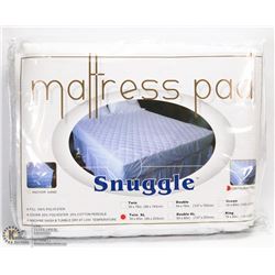 NEW SNUGGLE CONTOURED MATTRESS PAD SIZE TWIN XL