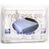 Image 1 : NEW SNUGGLE CONTOURED MATTRESS PAD SIZE TWIN XL