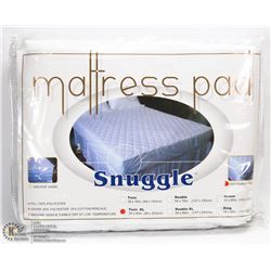 NEW SNUGGLE CONTOURED MATTRESS PAD SIZE TWIN XL