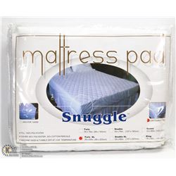 NEW SNUGGLE CONTOURED MATTRESS PAD SIZE TWIN XL