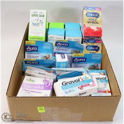 FLAT OF ASSORTED KIDS OVER THE COUNTER DRUG STORE