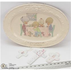 LARGE PRECIOUS MOMENTS COLLECTOR PLATE (1994)