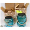 Image 1 : 2PK MASON JAR L.E.D PATIO LITES