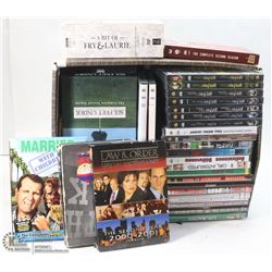 LARGE BOX  OF ASSORTED DVD'S
