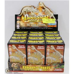 STORE DISPLAY OF NEW DINOSAUR MAKEUP 12 PIECE KITS