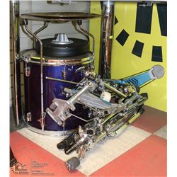 13 SPARE DRUM PIECES