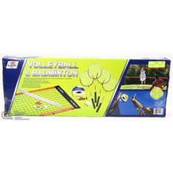 NEW BADMINTON / VOLLEYBALL SET IN BOX