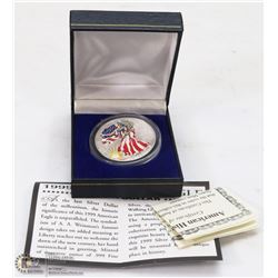 1999 AMERICAN EAGLE SILVER DOLLAR FULL COLOR
