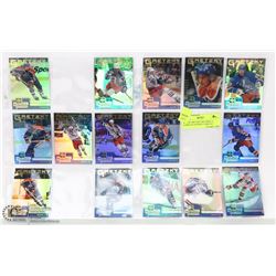 WAYNE GRETZKY RECORDS 15 COMPLETE HOCKEY CARD SET
