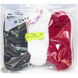 9PK LADIES ANKLE SOCKS