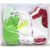 Image 1 : 9PK LADIES ANKLE SOCKS