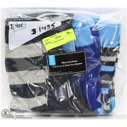 5PK MENS CREW SOCKS