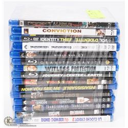 BUNDLE OF 15 BLU-RAY DVD MOVIES -